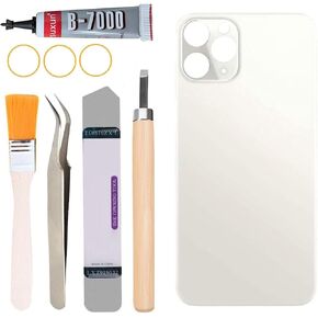 Back Covers Glass Replacement Compatible with iPhone 11 Pro Max 6.5 inches All Carriers with Professional Tool Set (Gold) in Kuwait