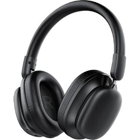 Bluetooth Headphones Over Ear, 75H Playtime Wireless Headphones with Microphone, Foldable Lightweight Headset with 3 EQ Modes, 3D Stereo Sound Low Latency for Travel Work Cellphone in Kuwait