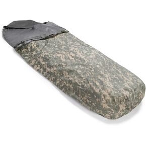 Genuine U.S. Military Modular Sleep System Waterproof Bivy Cover, ACU Digital Camo, Wind & Rain Resistant Outdoor Sleep System Shell, USA Made in Saudi Arabia