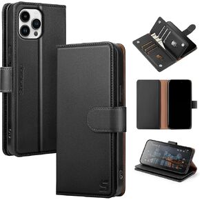 Shieldtop Compatible with iPhone 12 Pro Max Wallet Case with Card Holder,Women Men RFID Blocking PU Leather Flip TPU Protective Cover Credit Card Slots,Phone Case for Apple 12 Pro Max,Light Brown in Kuwait