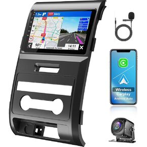 Car Radio for Ford F150 2015-2020 | Support Wireless Apple Carplay Android Auto | GPS Navigation| Android 15 8" Touch Screen FM Bluetooth Head Unit | Backup Camera | 4G+64G in Saudi Arabia