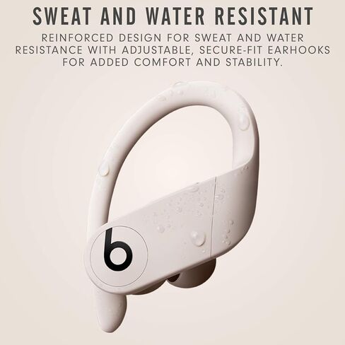 Beats Powerbeats Pro Wireless Earbuds - Apple H1 Headphone Chip, Class 1 Bluetooth Headphones, 9 Hours of Listening Time, Sweat Resistant, Built-in Microphone - Ivory in Kuwait