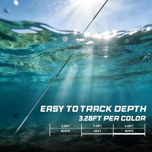 Aura Braided Fishing Line - Pro Power - Abrasion Resistant - Zero Stretch - Rainbow Colored Braid Superline for Extra Visibility in Kuwait