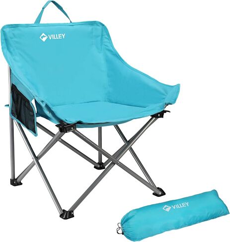 VILLEY Camping Chair, Folding Outdoor Chair with Carry Bag in Kuwait