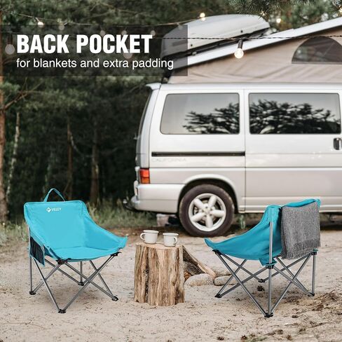 VILLEY Camping Chair, Folding Outdoor Chair with Carry Bag in Kuwait