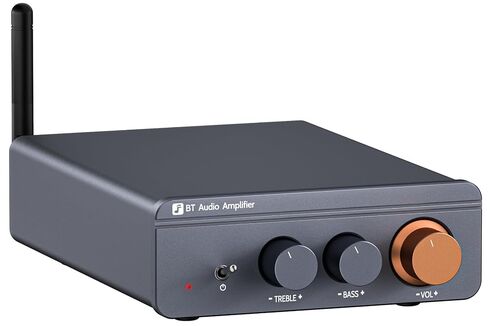 Jancane Amplifier Mini Home Audio Stereo Bluetooth 5.4 Component Amplifier، 300W x2 Wireless TPA3255 2 Channel Class D Amp، مضخم صوت منزلي خارجي مع تحكم جهير ثلاثي لمكبرات الصوت السلبية in Kuwait