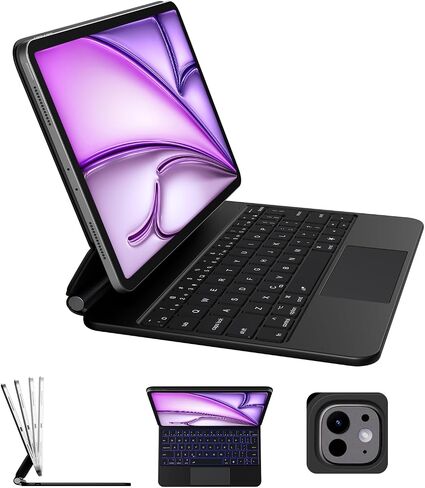 iPad Pro 11" Magic Keyboard Case 2024 (M4 A2836/A2837), Magnetic Trackpad Keyboard for iPad Pro 11" 5th Gen 2024-1.5lbs Ultra-Light & Backlight Keys in Saudi Arabia