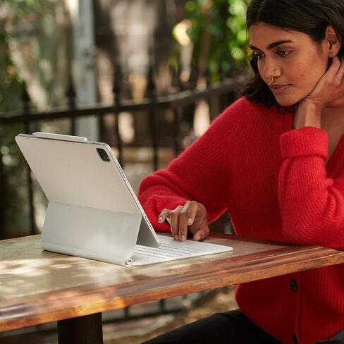 Apple Magic Keyboard Folio: iPad Keyboard and case for iPad (10th Generation), Detachable Two-piece Design that attaches magnetically, Built-in trackpad, Ukrainian – White in Saudi Arabia