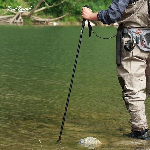 55.5’’ Collapsible Aluminum Wading Staff for Fly Fishing in Saudi Arabia