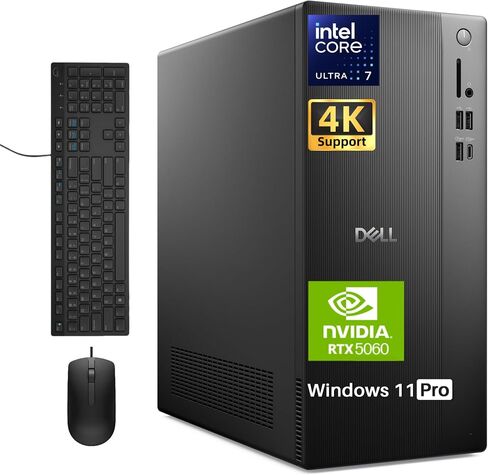 Dell Tower Desktop Computer, NVIDIA RTX 5060(8B GDDR7), 32GB DDR5, 1TB SSD in Saudi Arabia
