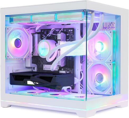 Superview Prebuilt AI Gaming PC Desktop Computer, RTX 5070 12GB, AMD Ryzen 5 9600X 6-Core 3.9GHz, 32GB DDR5 RAM, 1TB PCIe SSD, 850W PSU,RGB Fusion 2.0, Win 11, Pink, Mouse & Keyboard in Saudi Arabia