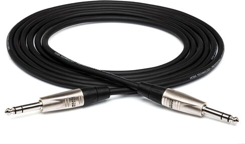 Hosa HSS-015 Pro Balanced Interconnect, REAN 1/4 Inch TRS to Same, 15 Feet in Saudi Arabia