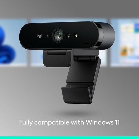 Logitech Brio 4K Webcam, Video Calling,Noise-Cancelling mic,HD Auto Light Correction,Wide Field of View,Windows Hello Works with Microsoft Teams,Google Meet, PC/Mac/Laptop/MacBook/Tablet,Pack of 4 in Saudi Arabia