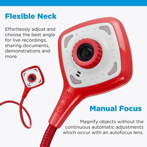 HUE HD Pro USB Document Camera/Visualizer for Teachers/Classroom, Red in Saudi Arabia