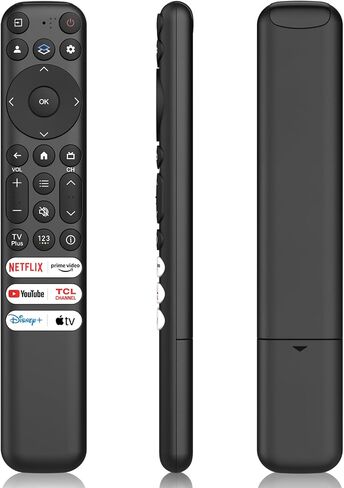 Replacement Only for TCL Google TV Remote Control, RC813 Remote for TCL QM8 / QM7 / S5 / S4 / S3 / Q7 / Q6 / Q5 4K UHD HDR LED QLED QD-Mini LED Full-HD Smart TVs in Saudi Arabia