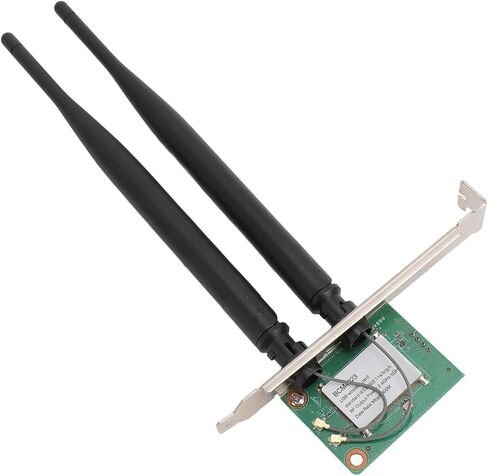 Generic BCM4323 WiFi Card 300Mbps ثنائي النطاق 2.4G 5G محول الشبكة اللاسلكية للكمبيوتر الشخصي مع هوائي مزدوج مدمج USB 9 Pin in Kuwait