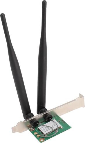 Generic BCM4323 WiFi Card 300Mbps ثنائي النطاق 2.4G 5G محول الشبكة اللاسلكية للكمبيوتر الشخصي مع هوائي مزدوج مدمج USB 9 Pin in Kuwait