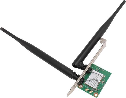 Generic BCM4323 WiFi Card 300Mbps ثنائي النطاق 2.4G 5G محول الشبكة اللاسلكية للكمبيوتر الشخصي مع هوائي مزدوج مدمج USB 9 Pin in Kuwait