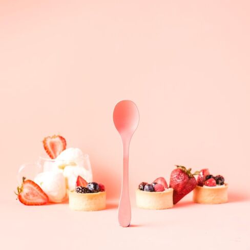 Knork Eco 6-Piece Utensil Set – Coral Pink | Plant-Based Flatware | Dishwasher Safe | Reusable Travel Utensils | Fork, Knife & Spoon Set in Kuwait