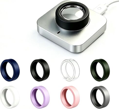 مجموعة من 8 أغطية حلقية متوافقة مع Oura Ring 5 (ملون، صغير) in Kuwait