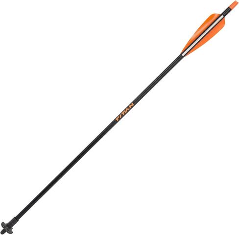 Allen Company Titan Crossbow Decocking Bolt - 24" Carbon Fiber Safety Bolt for Hunting Bows - Steel Tip - Half Moon Nock - 400+ FPS Compatible in Saudi Arabia