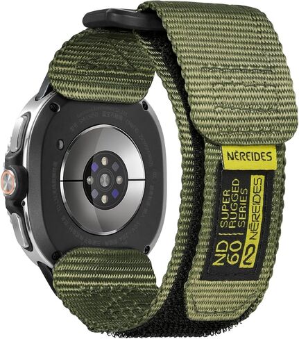 Nereides Nylon Band Compatible with Samsung Galaxy Watch 9/8/8 Classic in Saudi Arabia