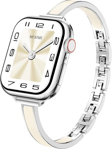 Mesime Slim Dressy Bands Compatible with Apple Watch Band for Women Men in Kuwait