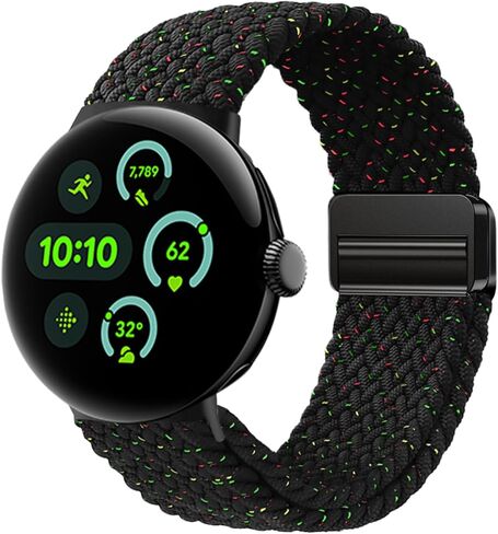 Nylon Braided Bands Compatible with Google Pixel Watch 4/3/2/1 41mm 45mm in Saudi Arabia