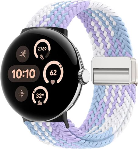 Nylon Braided Bands Compatible with Google Pixel Watch 4/3/2/1 41mm 45mm in Kuwait