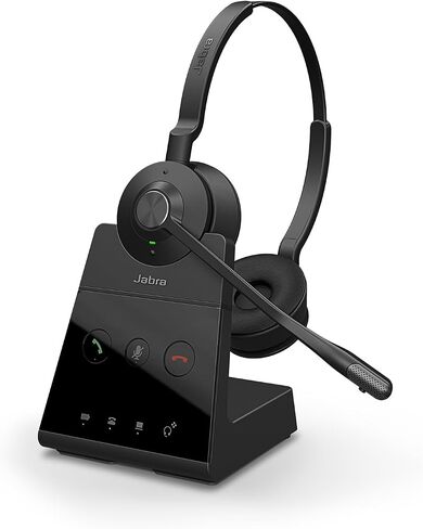 Jabra Engage 65 SE (Second Edition) Wireless Headset, Dual-Ear – Telephone Headset, Advanced Noise-Cancelling Microphone(Renewed) in Saudi Arabia