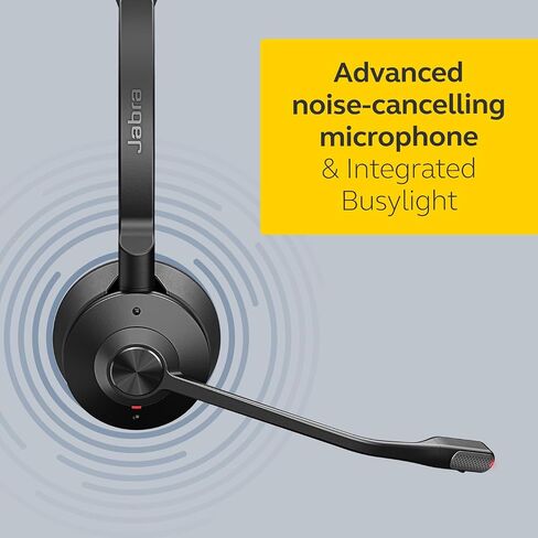 Jabra Engage 65 SE (Second Edition) Wireless Headset, Dual-Ear – Telephone Headset, Advanced Noise-Cancelling Microphone(Renewed) in Saudi Arabia