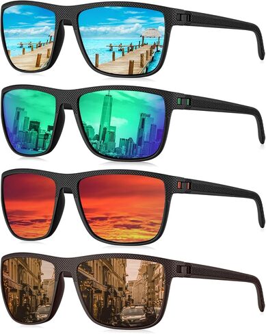 KALIYADI Mens Sun-Glasses Polarized Sunglasses-Men: Classic Sunglasses with Ultraviolet Protection for Driving Fishing Golf in Saudi Arabia