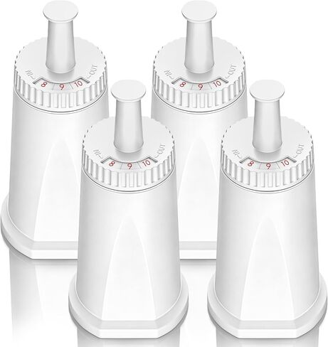 Water Filter for Breville Espresso Machine Barista Touch Espresso Machine BES880, Barista Pro BES878, Oracle Touch BES990, Oracle BES980 & Dual Boiler BES920 Bambino ClaroSwiss, #BES008WHT0NUC1,4 Pack in Kuwait