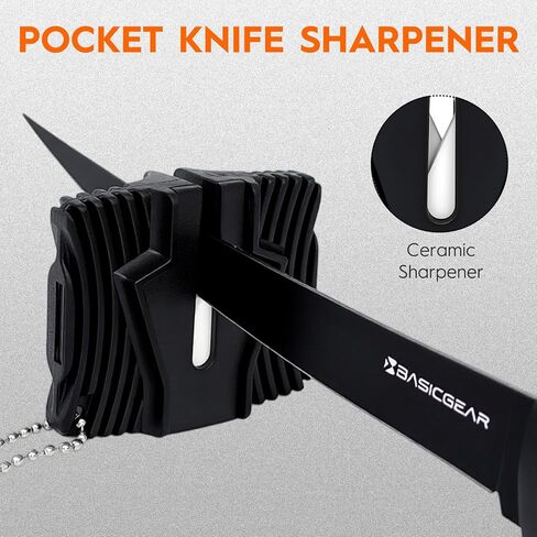 BasicGear Fishing Fillet Knife Set of 4, 5-7-8-9 in, 440C Steel Super Sharp in Kuwait