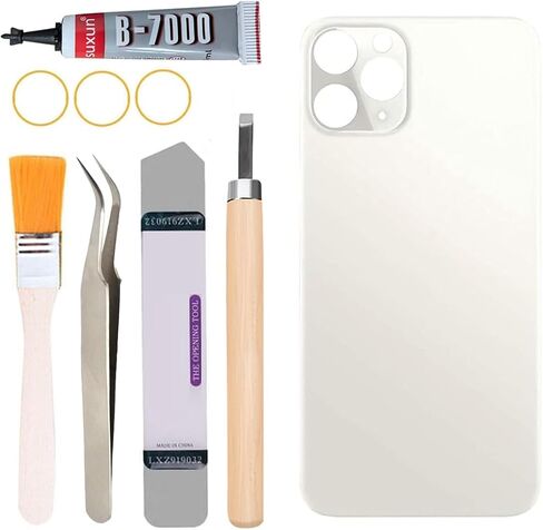 Back Covers Glass Replacement Compatible with iPhone 11 Pro Max 6.5 inches All Carriers with Professional Tool Set (Gold) in Kuwait