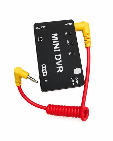 3.5mm to 3.5mm Coiled Camcorder Cable, 4-Pole TRRS Male to Male AV Cord, Right-Angle Plugs, Connects DV Camcorder AV Out to Mini DVR, Audio + Video, Retro Y2K Recording, Plug & Play in Saudi Arabia