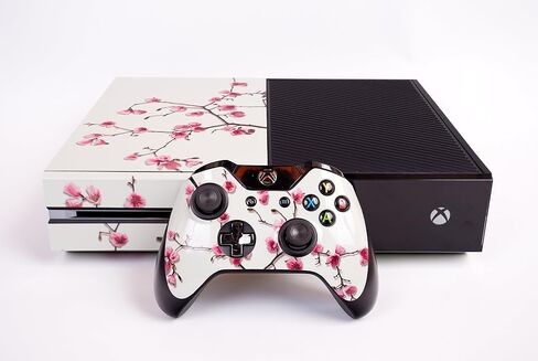 247 Skins Graphics kit Sticker Decal Compatible with Xbox One and Wireless Controllers - Cherry Blossoms in Kuwait