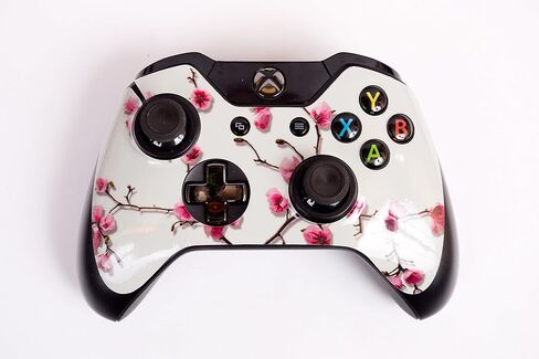 247 Skins Graphics kit Sticker Decal Compatible with Xbox One and Wireless Controllers - Cherry Blossoms in Kuwait