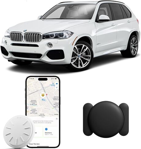 GPS Tracker for Vehicles, 1PCS Real Time Tracker Device for Vehicles, No Monthly Fee Car Tracker, Work with Find My (iOS Only), MINI Vehicle Tracker with Magnetic Waterproof Case in Kuwait