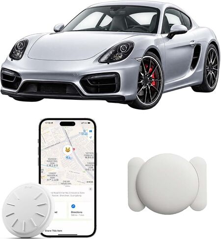GPS Tracker for Vehicles, 2 PCS Portable Real-Time Location Tracking Device, Vehicle Tracker No Monthly Fee Car Tracker, Magnetic Mini GPS Trackers for Motorcycles Trucks Pets Kids Elderly etc, Black in Kuwait