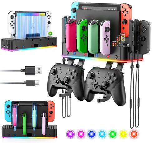 Metal Wall Mount for Nintendo Switch 2/1/OLED (Mount Behind TV) in Kuwait