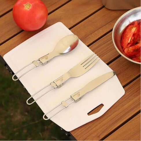 Fire-Maple FMT-803 Stainless Steel Cutlery Set for Camping, Backpacking in Kuwait