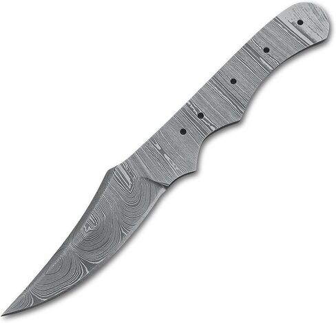دمشق الصلب شفرة فارغة سكين صنع توريد المواد 8 "اليدوية كامل تانغ الصيد السلخ Bushcraft سكينر Edc السكاكين شفرة الفراغات لتقوم بها بنفسك JNR-3754 in Kuwait