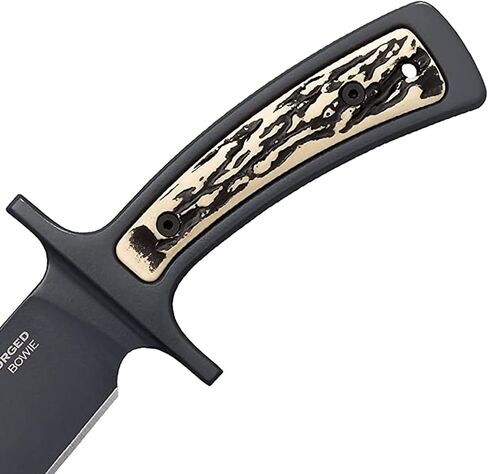Cold Steel Drop Forged Bowie 52100 Steel Single-Piece 9.5" Clip Point Blade 4.625" Handle Fixed Blade Knife w/Secure-Ex Sheath in Saudi Arabia