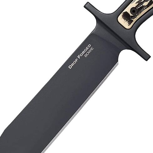Cold Steel Drop Forged Bowie 52100 Steel Single-Piece 9.5" Clip Point Blade 4.625" Handle Fixed Blade Knife w/Secure-Ex Sheath in Saudi Arabia