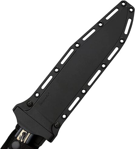 Cold Steel Drop Forged Bowie 52100 Steel Single-Piece 9.5" Clip Point Blade 4.625" Handle Fixed Blade Knife w/Secure-Ex Sheath in Saudi Arabia