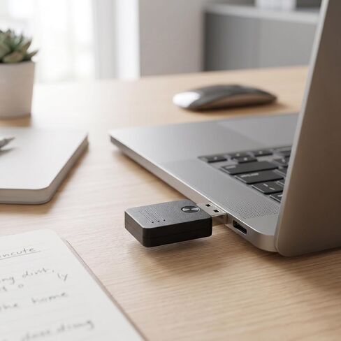 USB Bluetooth Adapter, Plug and Play Bluetooth 6.0 Dongle with EDR BLE Technology for PC Laptop 11 10 8.1, Support Headphones Keyboard Mouse in Saudi Arabia