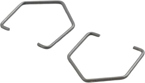 Fishing Reel Bearing Circlip Spring Metal, Retainer Clip Kestrel and Valiant for Eagle II Baitcast Water Drop Wheel, Silver, 10pcs Pack in Saudi Arabia