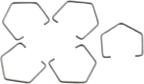 Fishing Reel Bearing Circlip Spring Metal, Retainer Clip Kestrel and Valiant for Eagle II Baitcast Water Drop Wheel, Silver, 10pcs Pack in Saudi Arabia