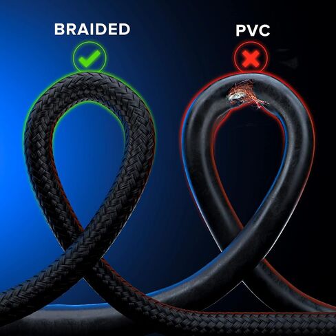 Maximm HDMI Cable 4K 2 Ft, 20-Pack, Braided, 18 Gbps, Gold-Plated in Saudi Arabia